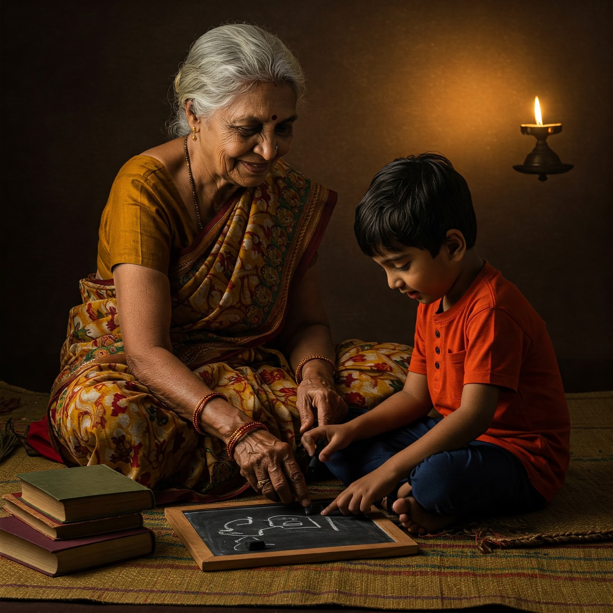 Teacher explaining concepts naturally in mother tongue